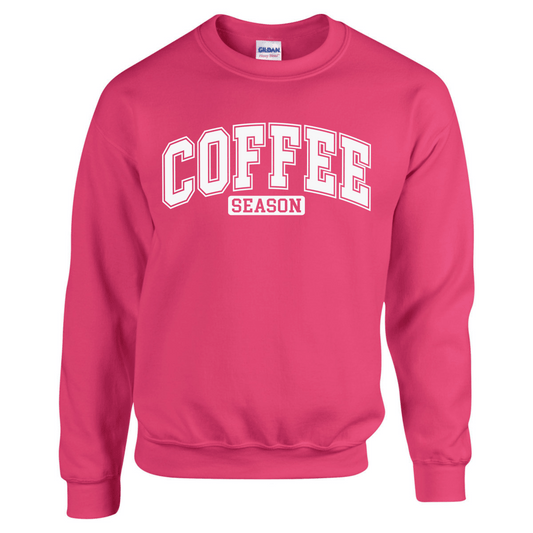 Coffee Season Graphic Crew Neck Sweatshirt