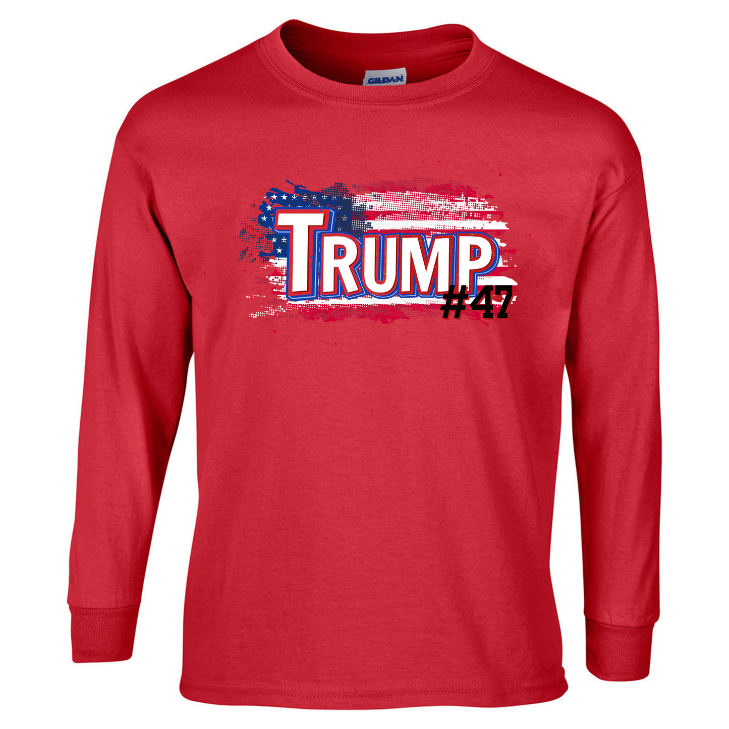 47 Trump Patriotic Ladies Tee Shirt