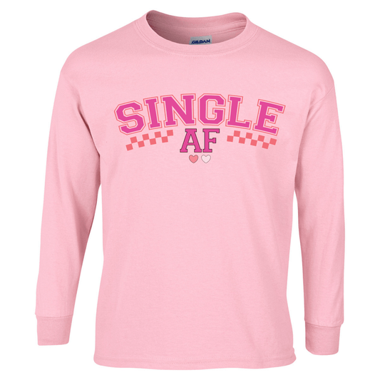Single AF Long Sleeve Valentine's Day T-Shirt